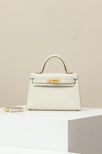 Hermes Kelly Crossbody Bag Crocodile HM9615 Size 19x12x6cm