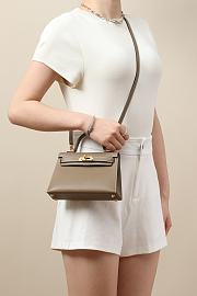 Hermes Kelly Crossbody Bag Crocodile HM9618 Size 19x12x6cm - 2