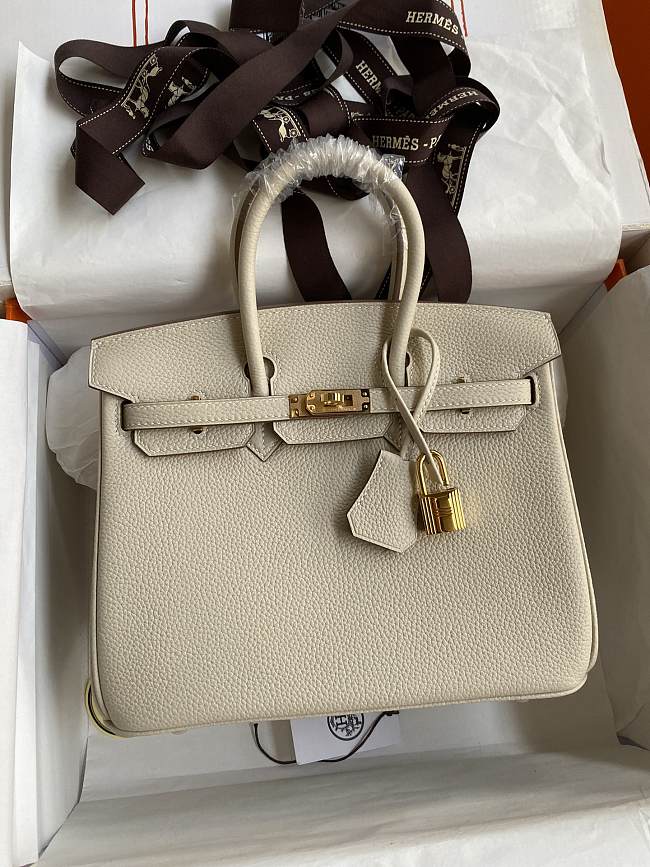 Hermes Togo Birkin 25 Handbag HM8870 Size 25x19x11cm - 1