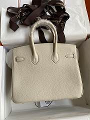 Hermes Togo Birkin 25 Handbag HM8870 Size 25x19x11cm - 5