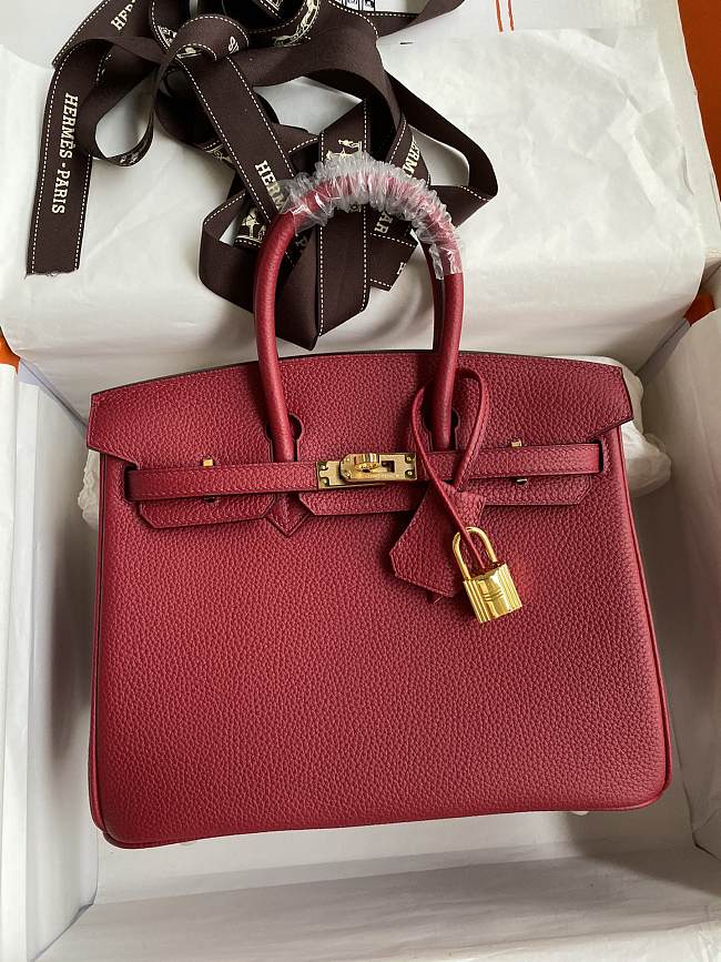 Hermes Togo Birkin 25 Handbag HM8872 Size 25x19x11cm - 1