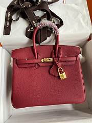 Hermes Togo Birkin 25 Handbag HM8872 Size 25x19x11cm - 1