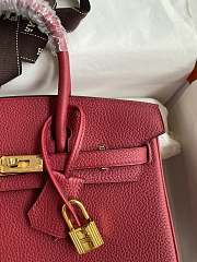 Hermes Togo Birkin 25 Handbag HM8872 Size 25x19x11cm - 3