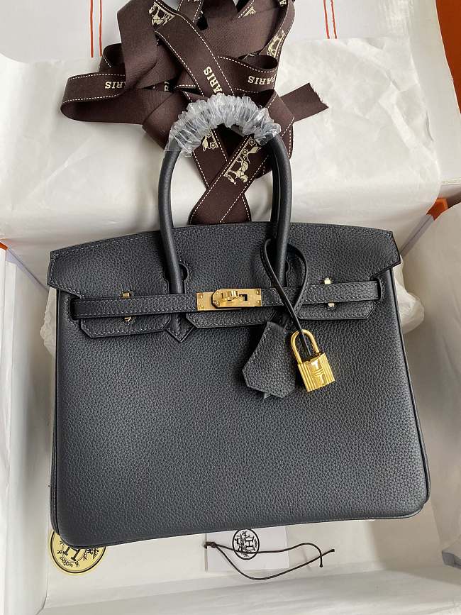 Hermes Togo Birkin 25 Handbag HM8873 Size 25x19x11cm - 1