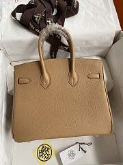 Hermes Togo Birkin 25 Handbag HM8876 Size 25x19x11cm - 6