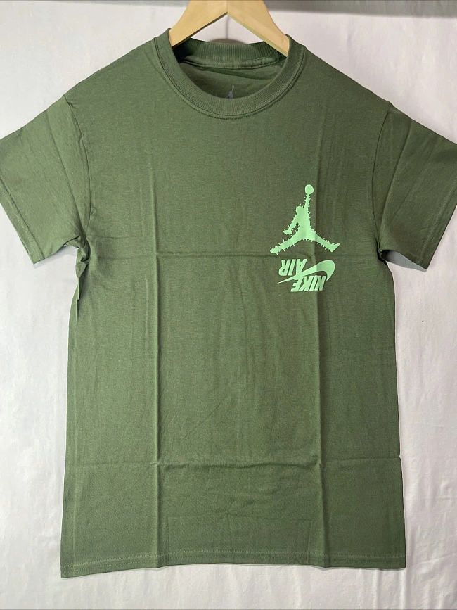 Travis Scott Jordan Cactus Jack Highest T-Shirt Olive - 1