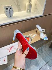 Christian Louboutin C6325 Crystals Embellished 10CM - 4