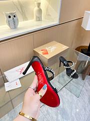 Christian Louboutin C6327 Crystals Embellished 10CM - 6