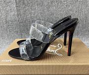 Christian Louboutin Just Nothing Mules Patent Leather Black 85mm - 2