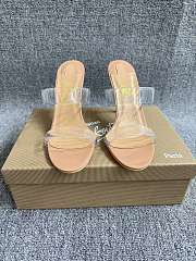 Christian Louboutin Just Nothing Mules Patent Leather Beige 85mm - 3