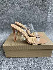 Christian Louboutin Just Nothing Mules Patent Leather Beige 85mm - 2