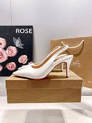 Christian Louboutin Kate Sling Patent Pumps C2580L 8cm - 6