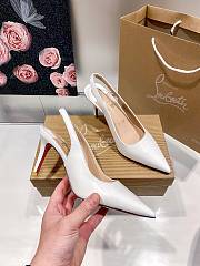 Christian Louboutin Kate Sling Patent Pumps C2580L 8cm - 4