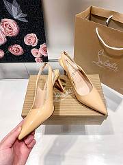 Christian Louboutin Kate Sling Patent Pumps C2582L 8cm - 5