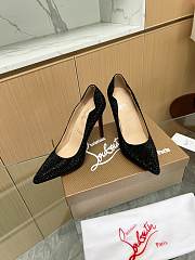 Christian Louboutin Rhinestone C8845-02B 10CM - 3