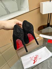 Christian Louboutin Rhinestone C8845-02B 10CM - 4