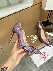 Christian Louboutin Rhinestone C8845-03B 10CM - 5