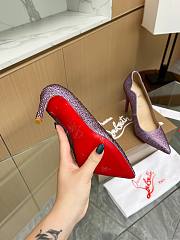 Christian Louboutin Rhinestone C8845-03B 10CM - 3
