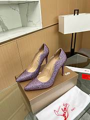 Christian Louboutin Rhinestone C8845-03B 10CM - 4