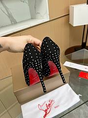 Christian Louboutin Rhinestone C8845-04B 10CM - 5