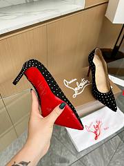 Christian Louboutin Rhinestone C8845-04B 10CM - 3