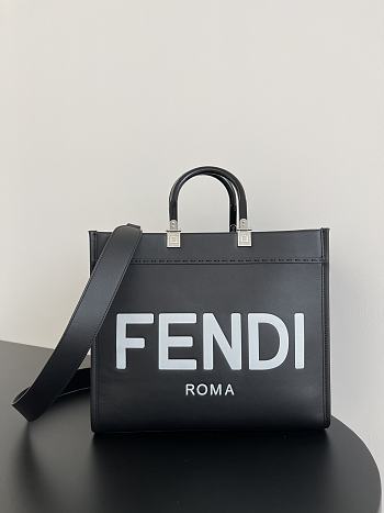 Fendi Sunshine Leather Tote Bag F9040 Size 35x17x31CM