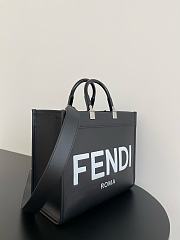 Fendi Sunshine Leather Tote Bag F9040 Size 35x17x31CM - 4