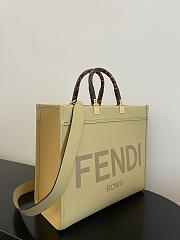 Fendi Sunshine Leather Tote Bag F9041 Size 35x17x31CM - 5