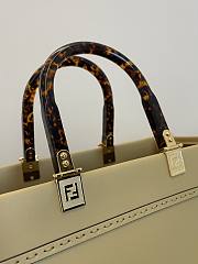Fendi Sunshine Leather Tote Bag F9041 Size 35x17x31CM - 3