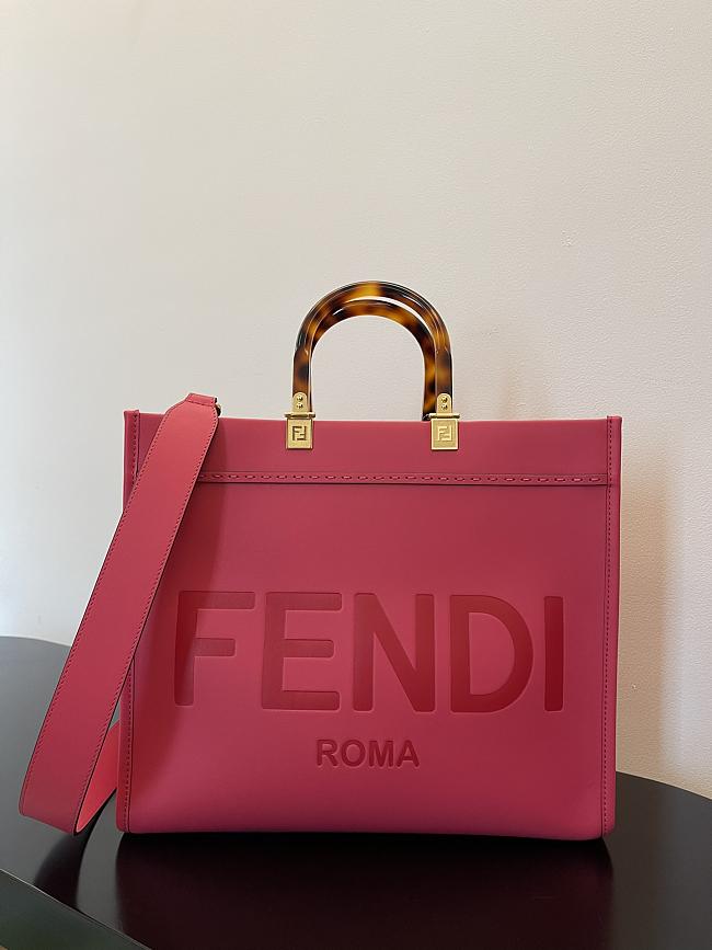 Fendi Sunshine Leather Tote Bag F9042 Size 35x17x31CM - 1