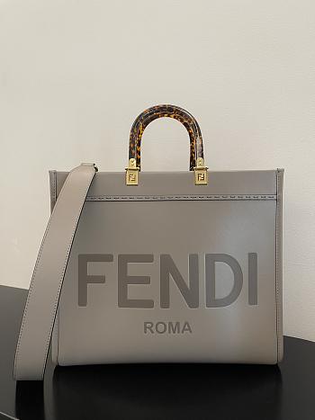 Fendi Sunshine Leather Tote Bag F9043 Size 35x17x31CM