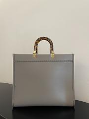 Fendi Sunshine Leather Tote Bag F9043 Size 35x17x31CM - 4