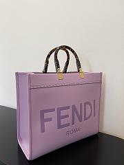 Fendi Sunshine Leather Tote Bag F9044 Size 35x17x31CM - 5