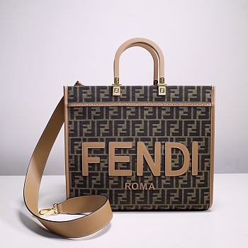 Fendi Sunshine Leather Tote Bag F9045 Size 35x17x31CM