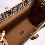 Fendi Sunshine Leather Tote Bag F9045 Size 35x17x31CM - 4
