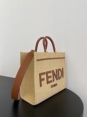 Fendi Sunshine Leather Tote Bag F9047 Size 35x17x31CM - 5