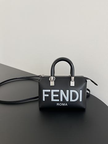 Fendi Mini By The Way Black Bag Size 17x8x18cm