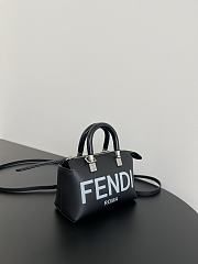 Fendi Mini By The Way Black Bag Size 17x8x18cm - 6