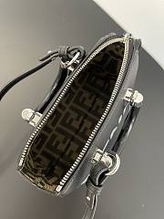 Fendi Mini By The Way Black Bag Size 17x8x18cm - 4