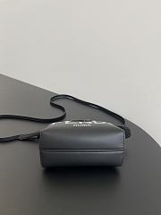 Fendi Mini By The Way Black Bag Size 17x8x18cm - 2