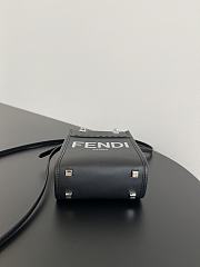 Fendi Mini B&W Sunshine Roma Bag Size 13x6x18cm - 5