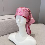 Gucci Foulard Silk Scarf Pink Size 90x90cm - 3