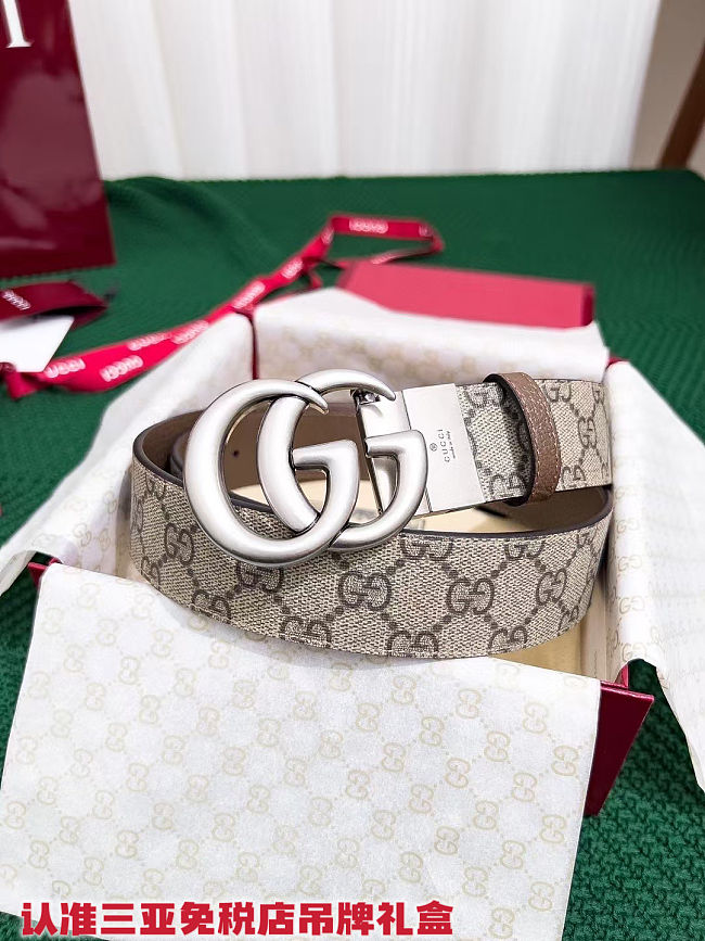 Gucci Marmont Reversible Belt GG521 Size 85-90cm - 1