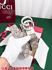 Gucci Marmont Reversible Belt GG521 Size 85-90cm - 5