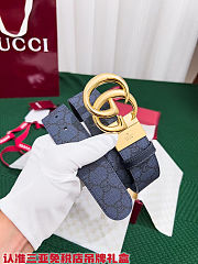 Gucci Marmont Reversible Belt GG522 Size 85-90cm - 3
