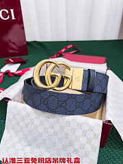 Gucci Marmont Reversible Belt GG522 Size 85-90cm - 2