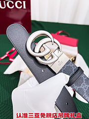 Gucci Marmont Reversible Belt GG523 Size 85-90cm - 2