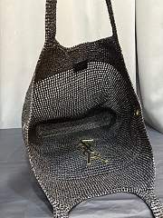 Saint Laurent Icare Maxi Raffia Tote Size 58x6x40cm - 4