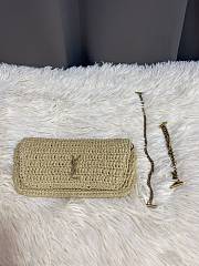 Saint Laurent Icare Maxi Raffia Tote S2510 Size 58x6x40cm - 4