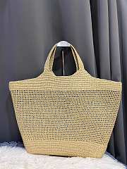 Saint Laurent Icare Maxi Raffia Tote S2510 Size 58x6x40cm - 5
